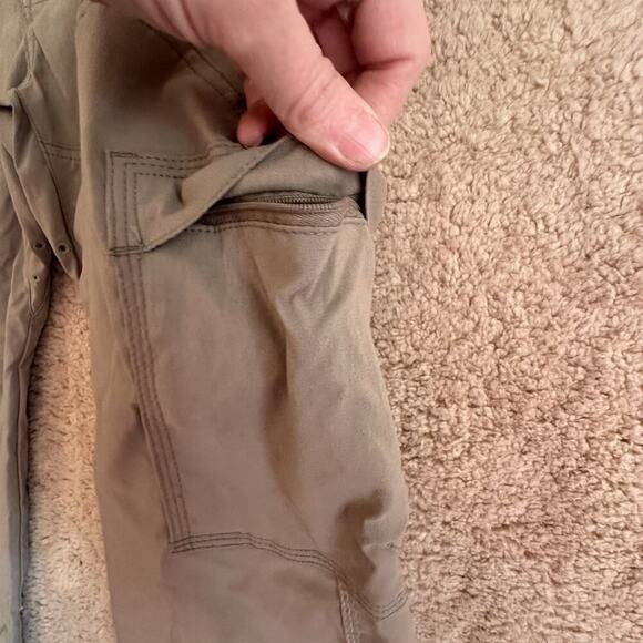 PrAna Breathe Hemp Chino Pants Mens Sz L Tan Hiking Gorpcore Tactical 35x30‎ - Picture 14 of 14